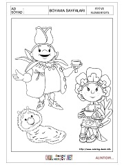 Fifi ve Flowertots boyama sayfaları